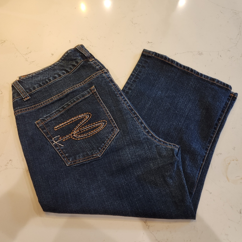 Seven7 Dark Blue Denim Jeans